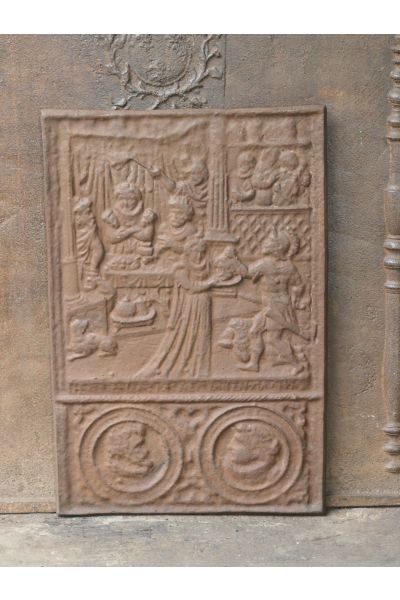 Plaque de Cheminée 'Thème Religieux'