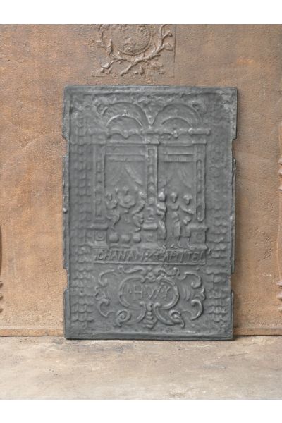 Plaque de Cheminée 'Thème Religieux'