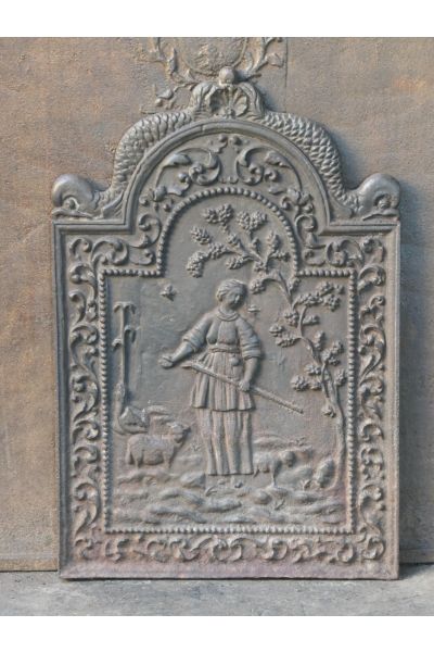 Plaque de Cheminée 'La Bergère'