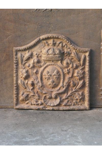Plaque de Cheminée 'Armes de France'