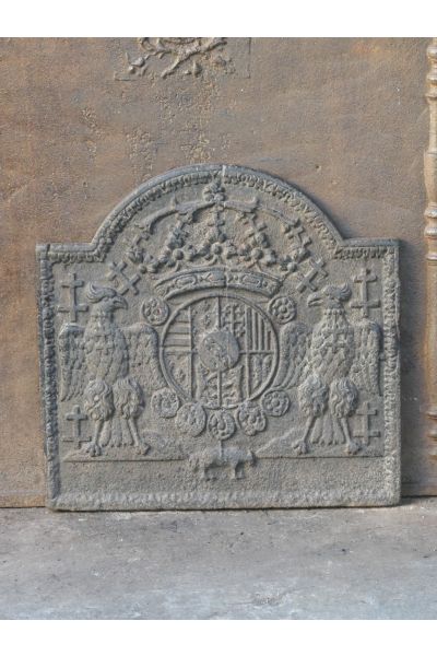 Plaque de Cheminée 'Armes de Lorraine'