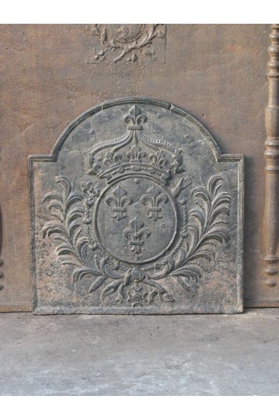 Plaque de Cheminée 'Armes de France'
