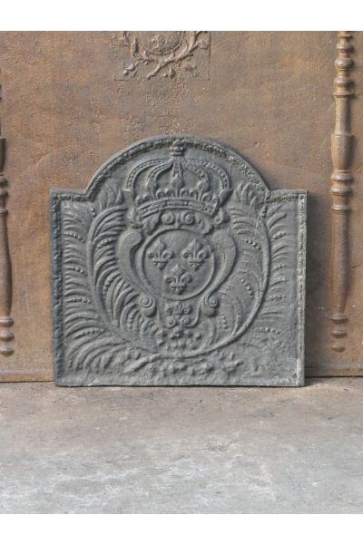 Plaque de Cheminée 'Armes de France'