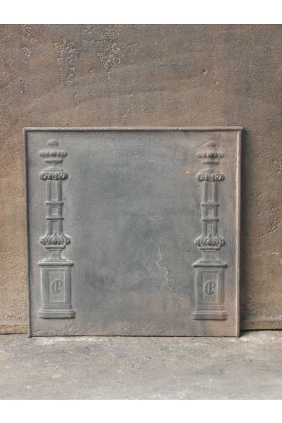 Plaque de Cheminée 'Colonnes de Liberté'