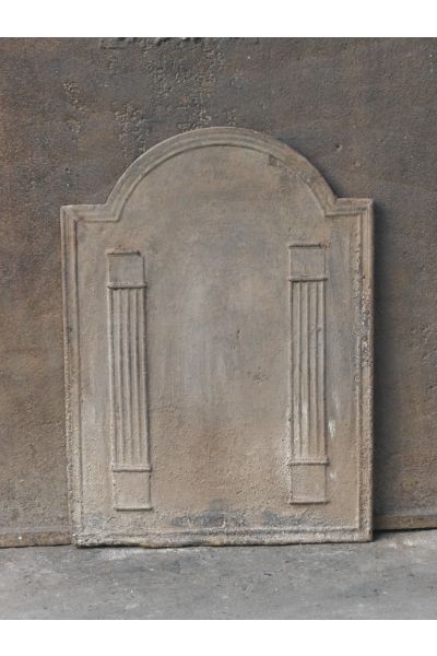 Plaque de Cheminée 'Colonnes de Liberté'