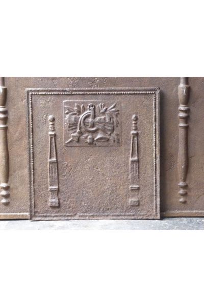 Plaque de Cheminée 'Colonnes de Liberté'
