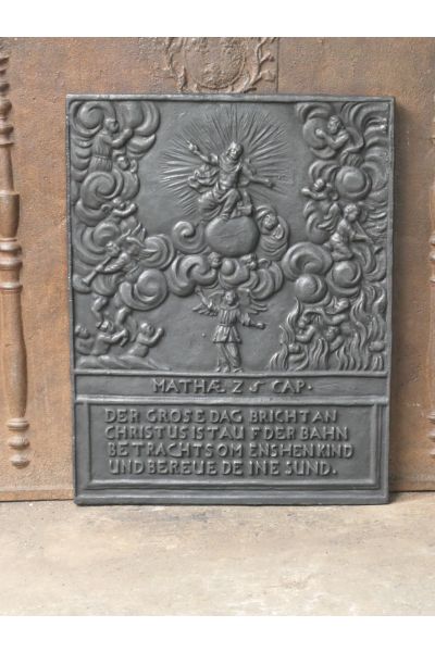 Plaque de Cheminée 'Thème Religieux'