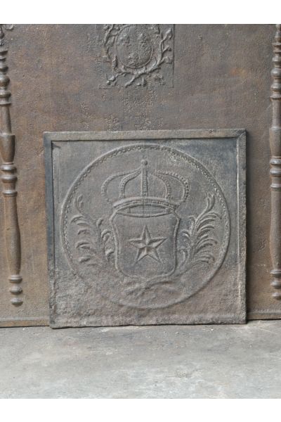 Plaque de Cheminée 'Armes de France'