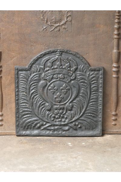 Plaque de Cheminée 'Armes de France'