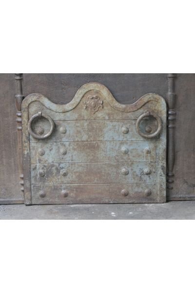 Plaque de Fonte avec Blason