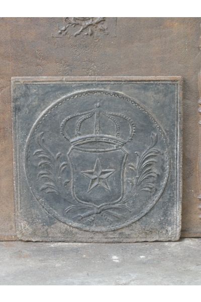 Plaque de Cheminée 'Armes de France'