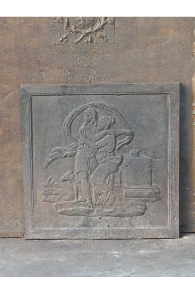Plaque de Cheminée 'Femme'