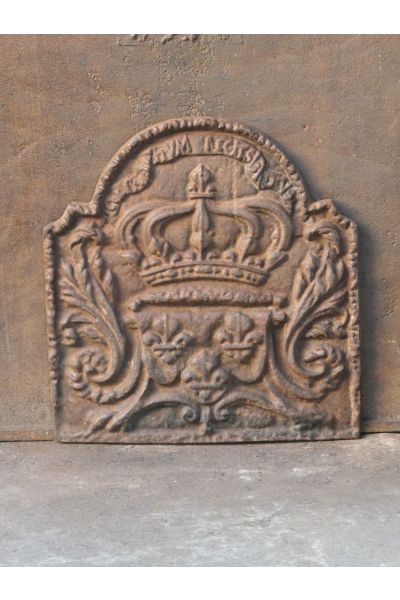 Plaque de Cheminée 'Armes de France'