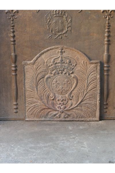 Plaque de Cheminée 'Armes de France'
