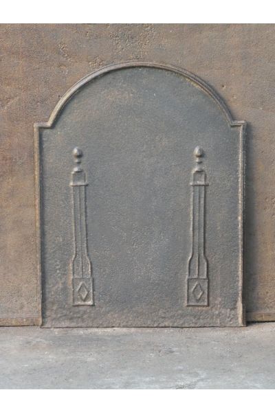 Plaque de Cheminée 'Colonnes de Liberté'