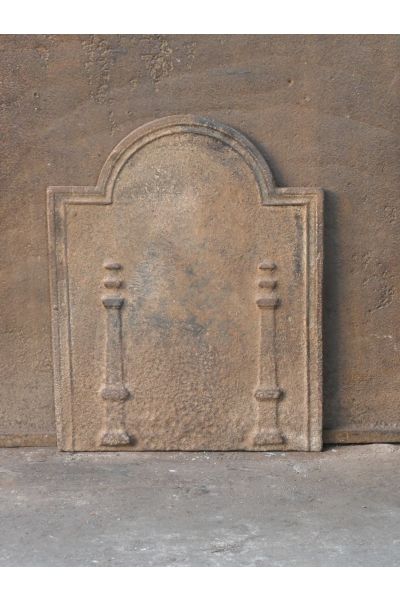 Plaque de Cheminée 'Colonnes de Liberté'