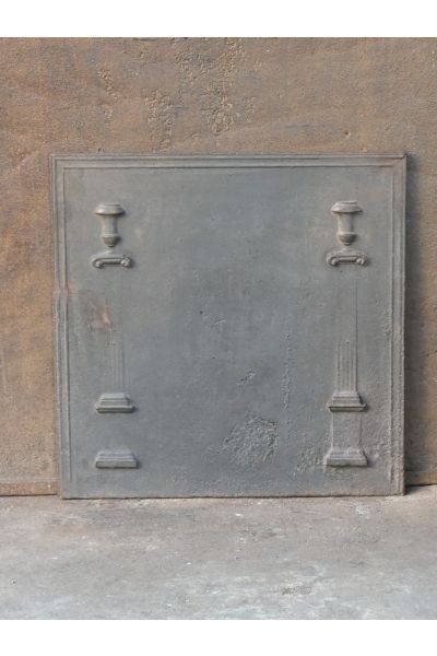 Plaque de Cheminée 'Colonnes de Liberté'