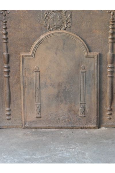 Plaque de Cheminée 'Colonnes de Liberté'