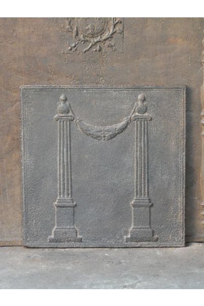 Plaque de Cheminée 'Colonnes de Liberté'