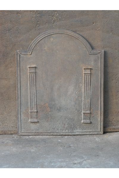 Plaque de Cheminée 'Colonnes de Liberté'