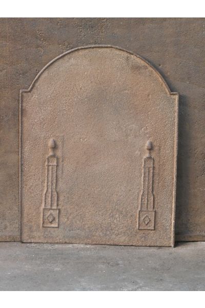 Plaque de Cheminée 'Colonnes de Liberté'