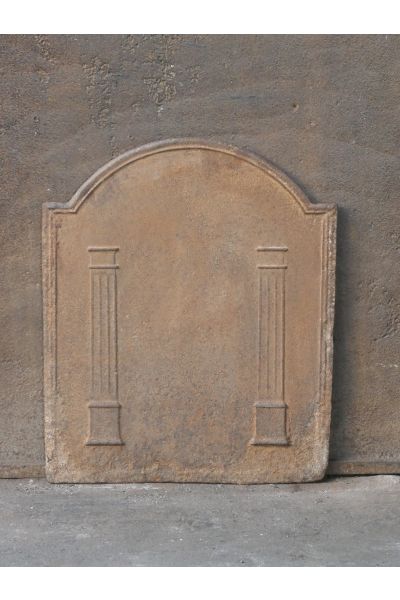 Plaque de Cheminée 'Colonnes de Liberté'