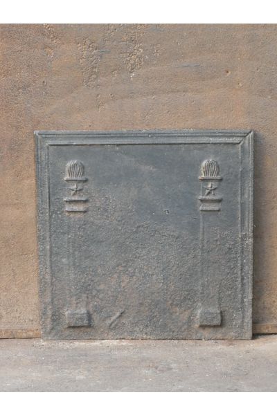 Plaque de Cheminée 'Colonnes de Liberté'