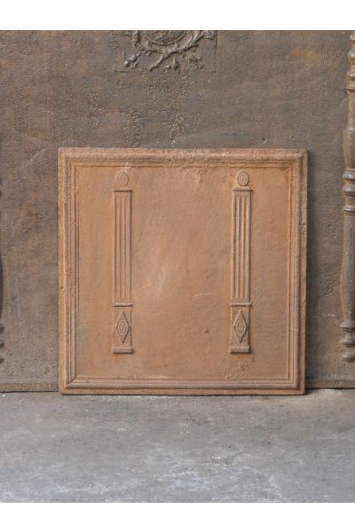 Plaque de Cheminée 'Colonnes de Liberté'