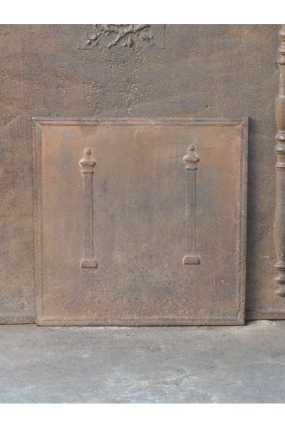 Plaque de Cheminée 'Colonnes de Liberté'