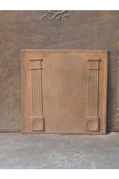 Plaque de Cheminée 'Colonnes de Liberté'