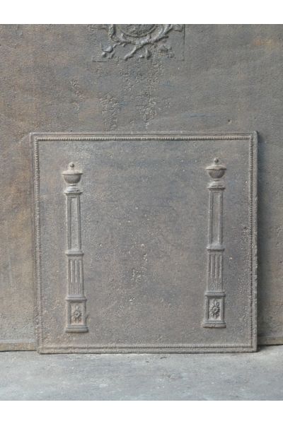 Plaque de Cheminée 'Colonnes de Liberté'