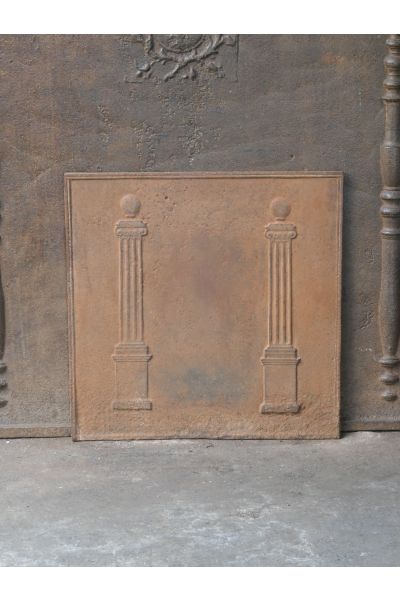 Plaque de Cheminée 'Colonnes de Liberté'