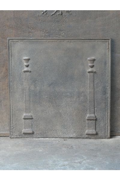 Plaque de Cheminée 'Colonnes de Liberté'