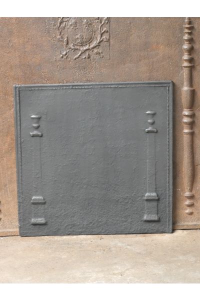 Plaque de Cheminée 'Colonnes de Liberté'