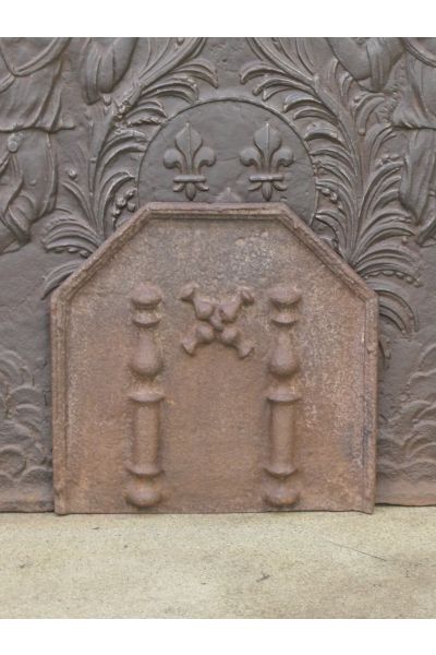 Plaque de Cheminée 'Croix de Saint André'