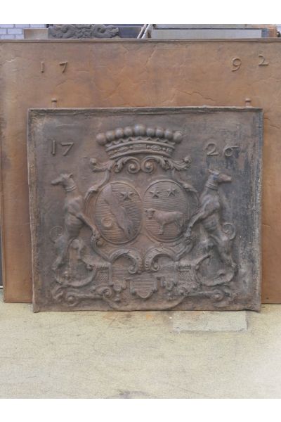 Plaque de Cheminée Héraldique
