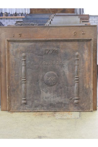 Plaque de Cheminée 'Allégorie de la Paix'
