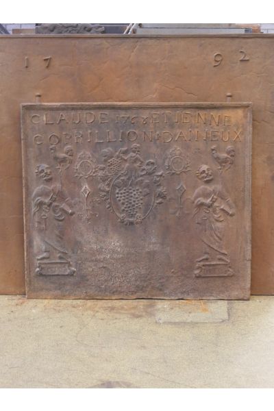 Plaque de Cheminée 'La Vendange'