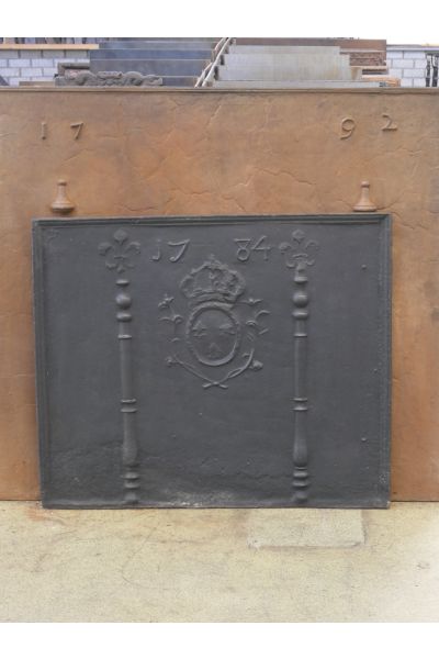 Plaque de Cheminée 'Armes de France'