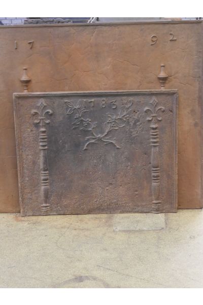 Plaque en Fonte Louis XV