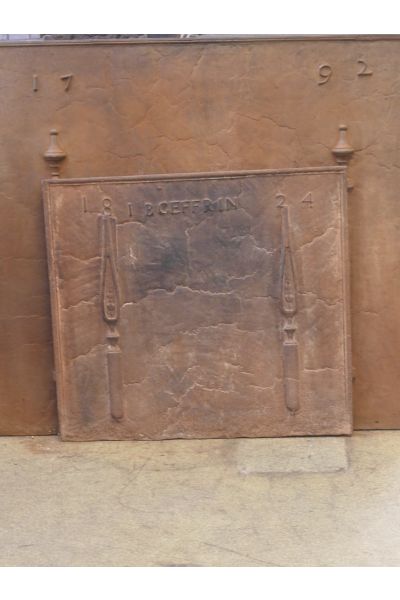 Plaque Fonte Néoclassique