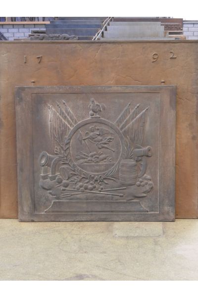 Plaque de Cheminée 'Allégorie de France'