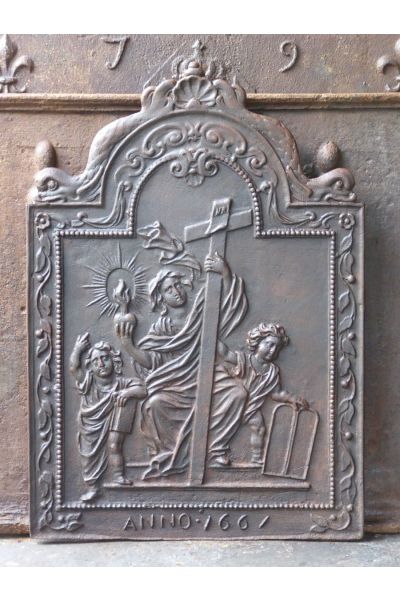 Plaque de Cheminée 'La Foi'