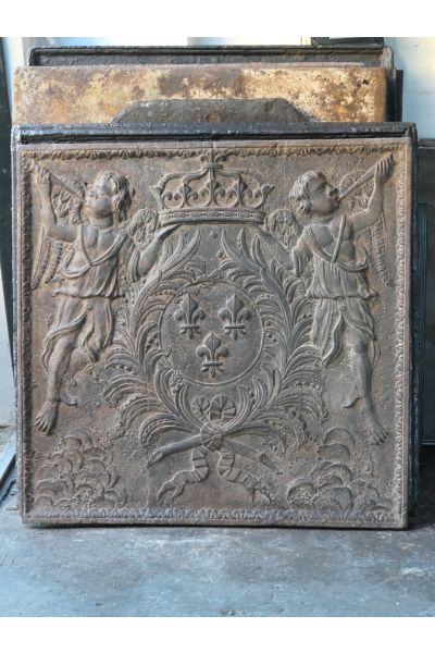 Plaque de Cheminée 'Armes de France'