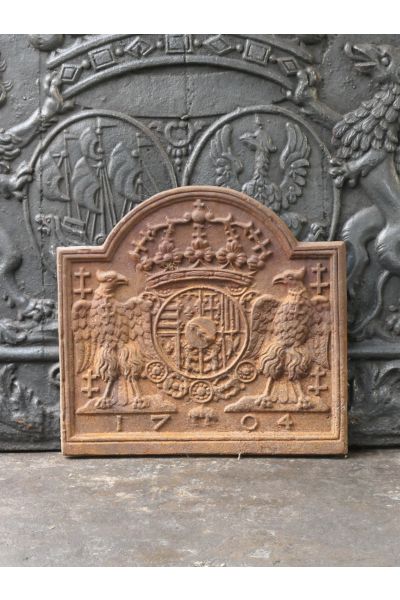 Plaque de Cheminée 'Armes de Lorraine'