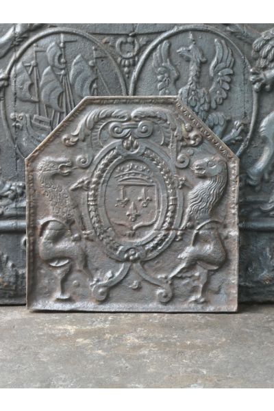 Plaque de Cheminée 'Armes de France'