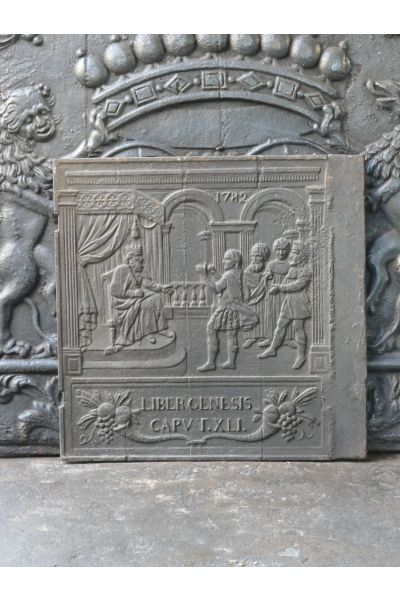 Plaque de Cheminée 'Thème Religieux'