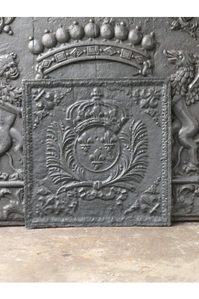 Plaque de Cheminée 'Armes de France'
