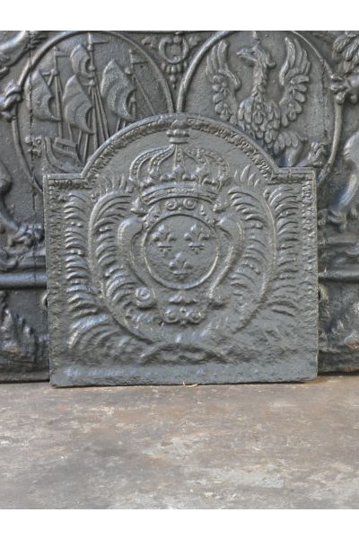 Plaque de Cheminée 'Armes de France'