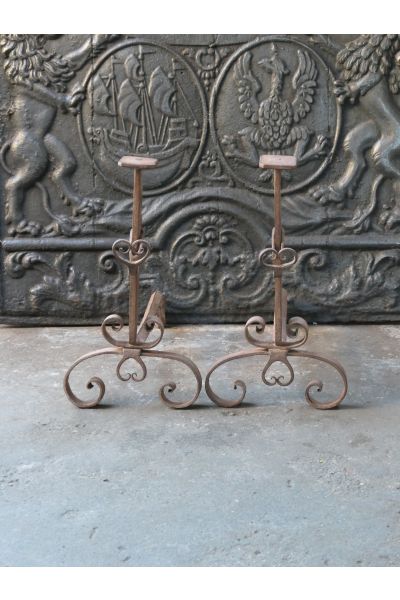 Chenets Louis XV